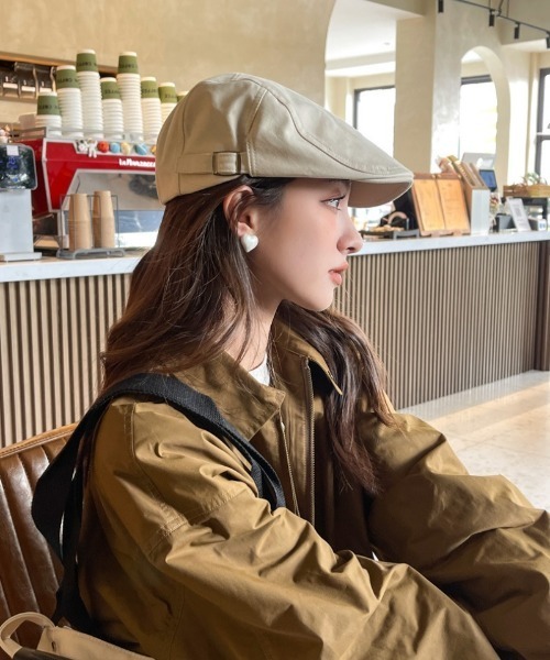 Ritzy（リッツィー）の「シンプル ハンチング帽（ハンチング/ベレー帽・レディース・ベージュ/ホワイト/ブラック/ライトベージュ・FREE）」の16枚目の写真