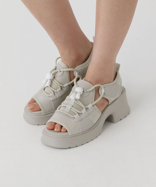 GLOBAL WORK（グローバルワーク）の「足長スポーティサンダル/AND YUA