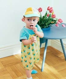 moimoln（モイモルン）の「【2点セット】ハムレットメッシュTシャツ＆カバーオール（ロンパース）」