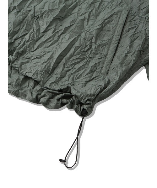 YDOT(ワイドット)の「【YDOT / ワイドット】 WRINKLE NYLON ANORAK(ナイロンジャケット・メンズ・グレー/グリーン・MEDIUM/LARGE)」の15枚目の写真