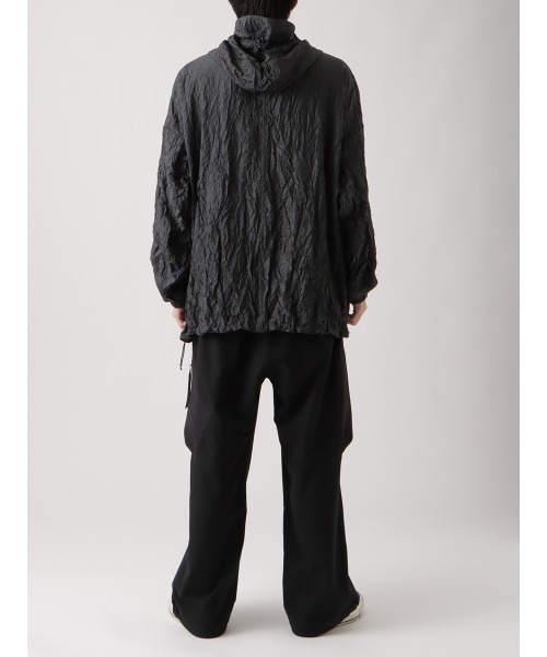 YDOT(ワイドット)の「【YDOT / ワイドット】 WRINKLE NYLON ANORAK(ナイロンジャケット・メンズ・グレー/グリーン・MEDIUM/LARGE)」の7枚目の写真