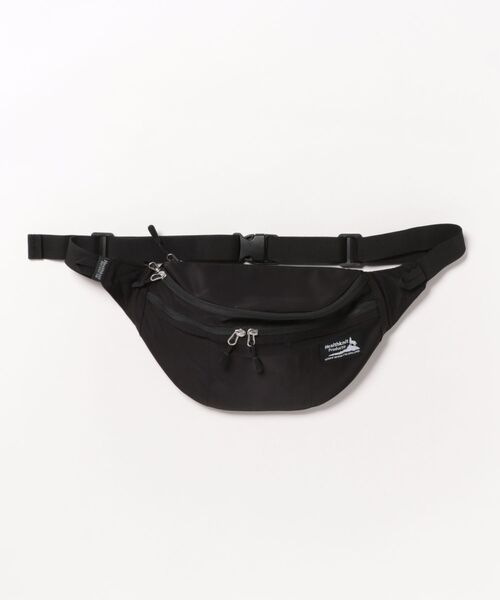 Healthknit Product(ヘルスニットプロダクト)の「【Healthknit Product】ヘルスニット 撥水シワナイロンウエストバッグ HKB-1149(ボディバッグ/ウエストポーチ・メンズ・ブラック・FREE)」の1枚目の写真