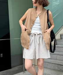 CANAL JEAN | El mar　コットンツイルベスト(ベスト)