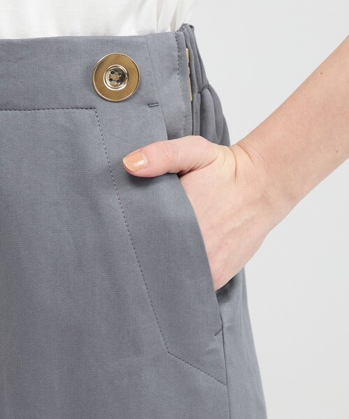 EPOCA(エポカ)の「コットンペーパークロス ワイドパンツ(その他パンツ・レディース・オフホワイト/グレー系その他・40/38)」の7枚目の写真