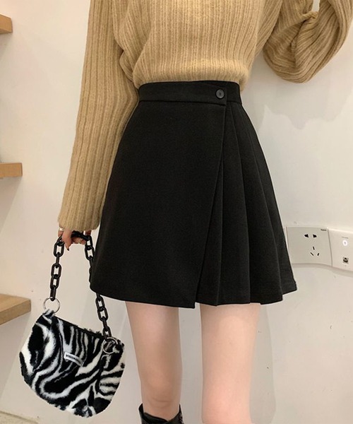 うさちゃんレイヤードプリーツミニスカート　ブラック 楽天市場】スカート 黒 可愛い レディース ショート ミニ 黒