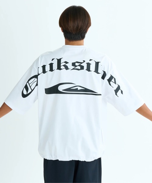 ★QUIKSILVER★半袖 ラッシュガード/ ルーズフィット Quiksilver ラッシュガード DOUBLE LOGO SS /クイックシルバー