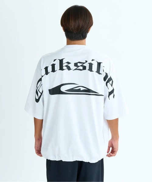 ★QUIKSILVER★半袖 ラッシュガード/ 基本フィット UPF50+ STRETCH TRIBAL SS /クイックシルバールーズフィットドロー
