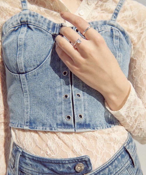 GOLDY（ゴールディ）の「【GOLDY】アッセンブル コイン チャーム セット リング 5250301※（リング・レディース・ゴールド/シルバー×ゴールド/ゴールド系その他/シルバー・FREE）」の6枚目の写真