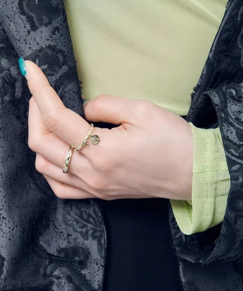 GOLDY（ゴールディ）の「【GOLDY】アッセンブル コイン チャーム セット リング 5250301※（リング・レディース・ゴールド/シルバー×ゴールド/ゴールド系その他/シルバー・FREE）」の11枚目の写真