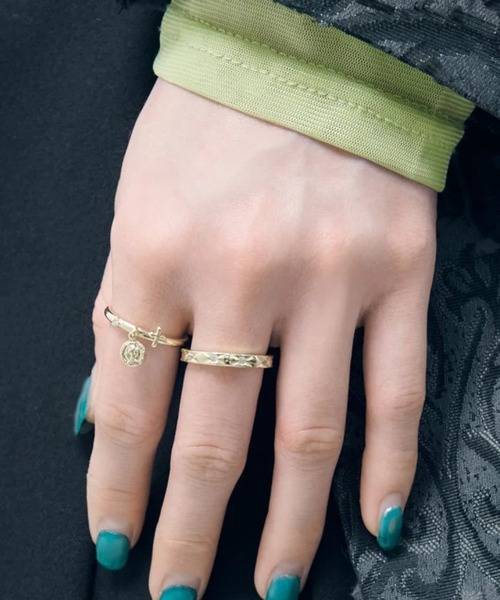 GOLDY（ゴールディ）の「【GOLDY】アッセンブル コイン チャーム セット リング 5250301※（リング・レディース・ゴールド/シルバー×ゴールド/ゴールド系その他/シルバー・FREE）」の12枚目の写真