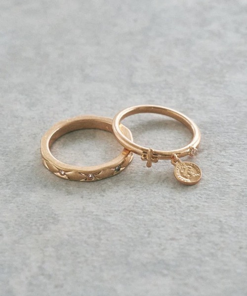 GOLDY（ゴールディ）の「【GOLDY】アッセンブル コイン チャーム セット リング 5250301※（リング・レディース・ゴールド/シルバー×ゴールド/ゴールド系その他/シルバー・FREE）」の14枚目の写真
