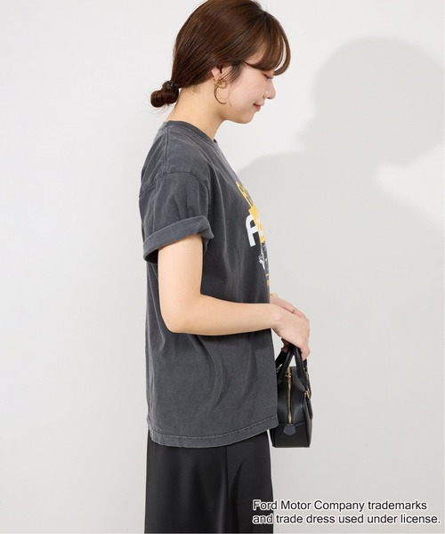 GOOD ROCK SPEED(グッドロックスピード)の「《追加》GOOD ROCK SPEED SLOBE別注 FORD FALCON TEE(Tシャツ/カットソー・レディース・ホワイト/ライトグレー・FREE)」の7枚目の写真