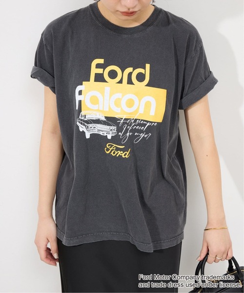 GOOD ROCK SPEED(グッドロックスピード)の「《追加》GOOD ROCK SPEED SLOBE別注 FORD FALCON TEE(Tシャツ/カットソー・レディース・ホワイト/ライトグレー・FREE)」の10枚目の写真