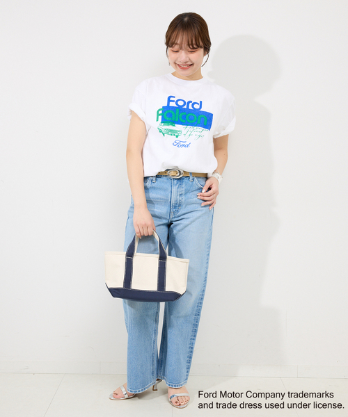 GOOD ROCK SPEED(グッドロックスピード)の「《追加》GOOD ROCK SPEED SLOBE別注 FORD FALCON TEE(Tシャツ/カットソー・レディース・ホワイト/ライトグレー・FREE)」の14枚目の写真