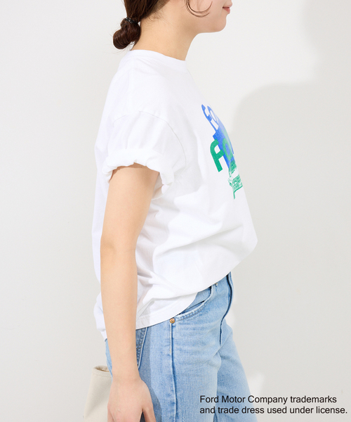 GOOD ROCK SPEED(グッドロックスピード)の「《追加》GOOD ROCK SPEED SLOBE別注 FORD FALCON TEE(Tシャツ/カットソー・レディース・ホワイト/ライトグレー・FREE)」の19枚目の写真