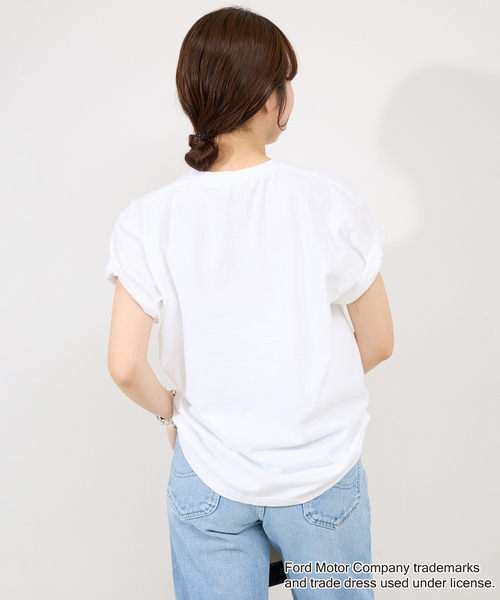 GOOD ROCK SPEED(グッドロックスピード)の「《追加》GOOD ROCK SPEED SLOBE別注 FORD FALCON TEE(Tシャツ/カットソー・レディース・ホワイト/ライトグレー・FREE)」の20枚目の写真