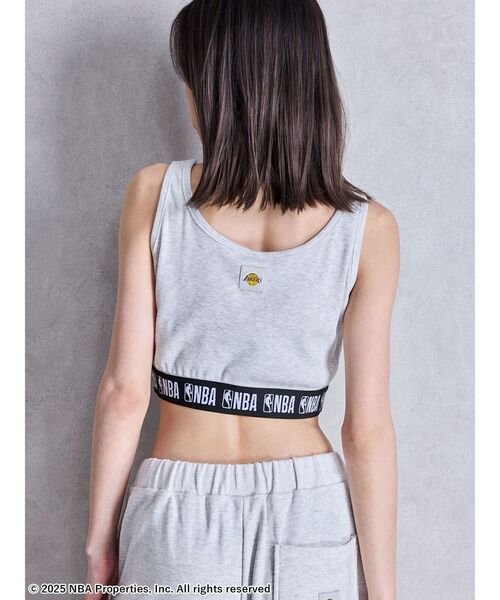 NBA（エヌビーエー）の「NBA SPORTY BUSTIER（キャミソール・レディース・チャコールグレー/オフホワイト/ライトグレー・FREE）」の21枚目の写真