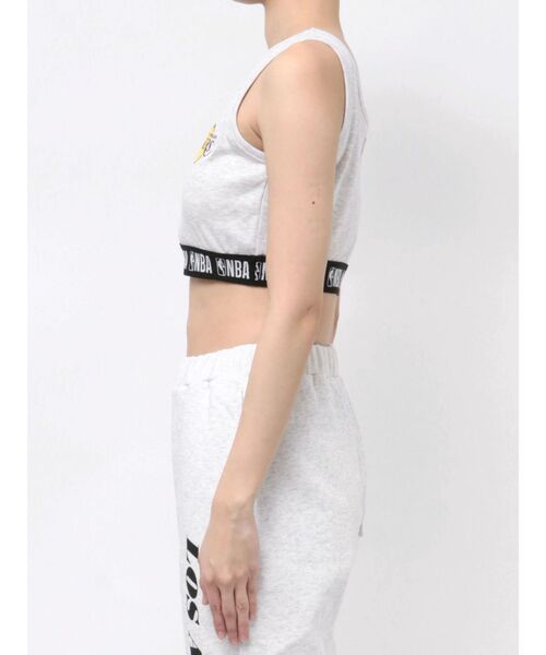NBA（エヌビーエー）の「NBA SPORTY BUSTIER（キャミソール・レディース・チャコールグレー/オフホワイト/ライトグレー・FREE）」の13枚目の写真