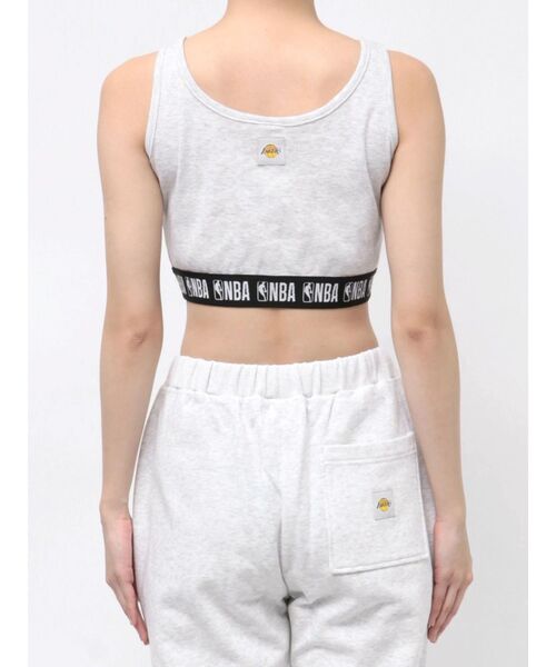 NBA（エヌビーエー）の「NBA SPORTY BUSTIER（キャミソール・レディース・チャコールグレー/オフホワイト/ライトグレー・FREE）」の12枚目の写真