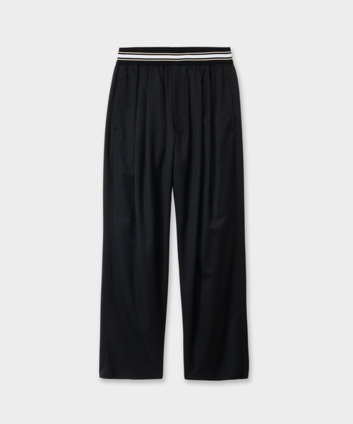 CINOH(チノ)の「SUMMER WOOL ELASTIC PANTS(その他パンツ・メンズ・ブラック/グレー・44/46)」の2枚目の写真