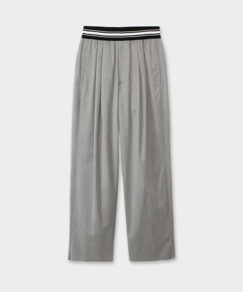 CINOH(チノ)の「SUMMER WOOL ELASTIC PANTS(その他パンツ・メンズ・ブラック/グレー・44/46)」の11枚目の写真