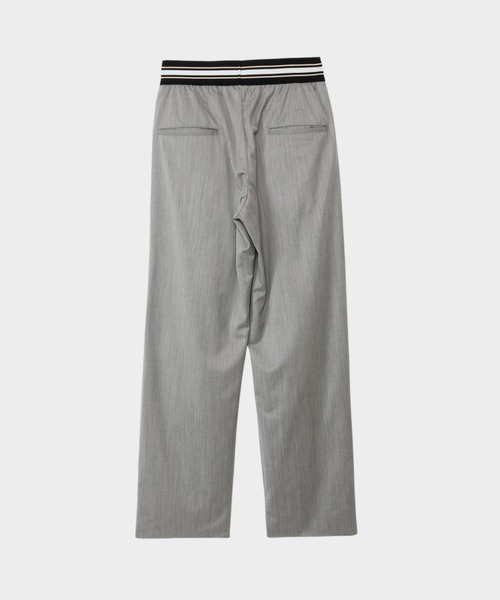 CINOH(チノ)の「SUMMER WOOL ELASTIC PANTS(その他パンツ・メンズ・ブラック/グレー・44/46)」の9枚目の写真