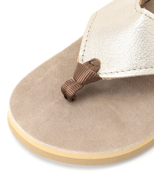 THE SANDALMAN（サンダルマン）の「THE SANDALMAN / サンダルマン 別注 ピューター レザー × スエード（サンダル・メンズ・ベージュ・90/80/70）」の9枚目の写真