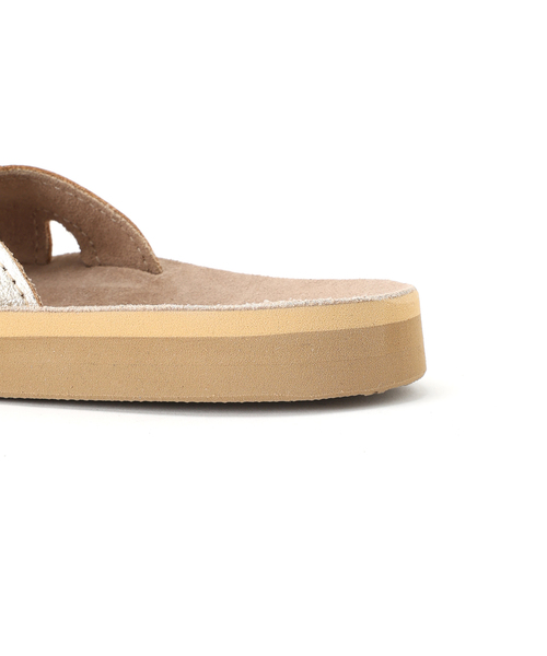 THE SANDALMAN（サンダルマン）の「THE SANDALMAN / サンダルマン 別注 ピューター レザー × スエード（サンダル・メンズ・ベージュ・90/80/70）」の7枚目の写真