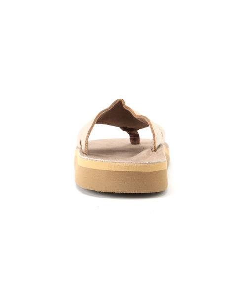 THE SANDALMAN（サンダルマン）の「THE SANDALMAN / サンダルマン 別注 ピューター レザー × スエード（サンダル・メンズ・ベージュ・90/80/70）」の6枚目の写真