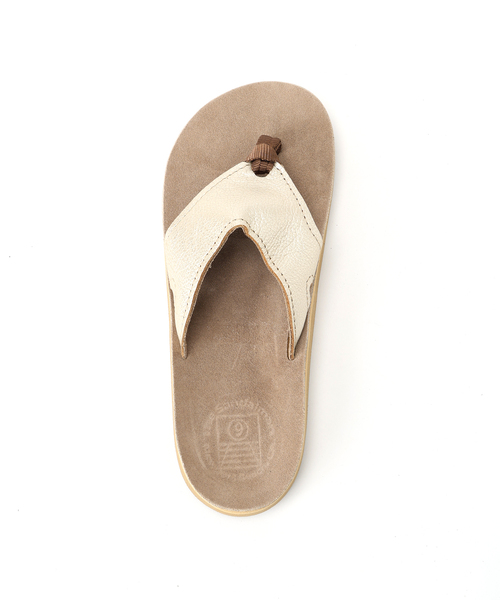 THE SANDALMAN（サンダルマン）の「THE SANDALMAN / サンダルマン 別注 ピューター レザー × スエード（サンダル・メンズ・ベージュ・90/80/70）」の3枚目の写真