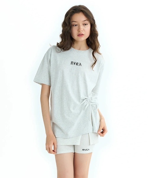 RVCA(ルーカ)の「RVCA レディース WILD RVCA LOOSEFIT ST Tシャツ 【2025年夏モデル】/ルーカ3WAYデザイン半袖Tシャツ(Tシャツ/カットソー・レディース・グレー/ブラック/ホワイト・SMALL/MEDIUM/LARGE)」の21枚目の写真