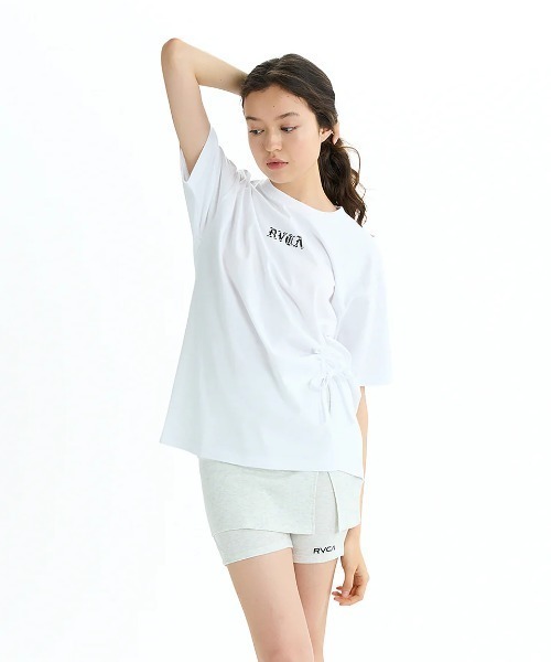 RVCA(ルーカ)の「RVCA レディース WILD RVCA LOOSEFIT ST Tシャツ 【2025年夏モデル】/ルーカ3WAYデザイン半袖Tシャツ(Tシャツ/カットソー・レディース・グレー/ブラック/ホワイト・SMALL/MEDIUM/LARGE)」の11枚目の写真