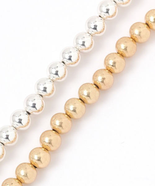 GLOBAL WORK（グローバルワーク）の「真鍮ボールネックレス/459946（ネックレス・レディース・シルバー/ゴールド・ONE SIZE）」の3枚目の写真