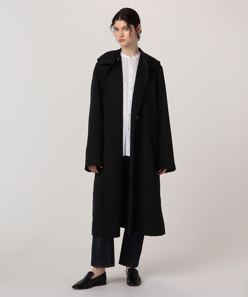 TOMORROWLAND （トゥモローランド）の「JIL SANDER SPORT COAT 16（モッズコート・レディース・ブラック・34）」の2枚目の写真