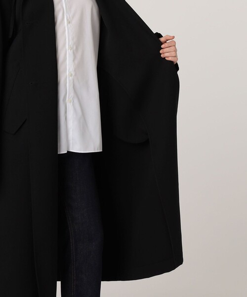 TOMORROWLAND （トゥモローランド）の「JIL SANDER SPORT COAT 16（モッズコート・レディース・ブラック・34）」の6枚目の写真