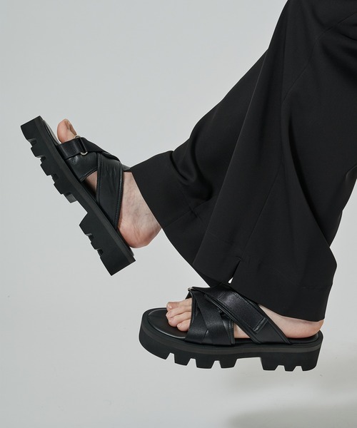 PADRONE(パドローネ)の「【PADRONE/パドローネ】CS MULTISTRAP SANDALS(サンダル・メンズ・ブラック・40/41)」の13枚目の写真