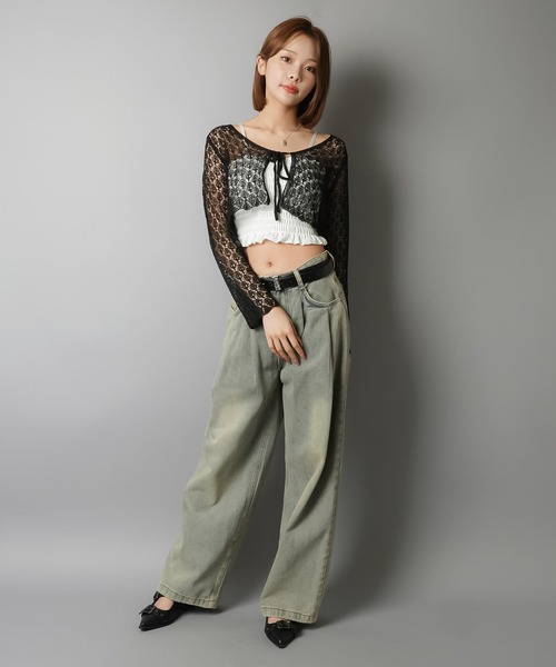 セール】肩ひも取り外し可能/カップ付きベアトップ/キャミソール