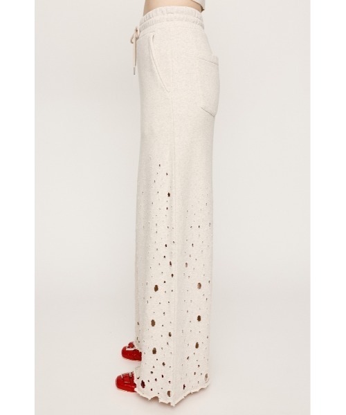 SLY（スライ）の「DAMAGE SW PT ダメージ スウェット パンツ（スウェットパンツ・レディース・杢グレー/ブラック系その他2・FREE）」の16枚目の写真