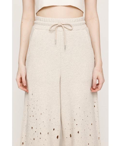 SLY（スライ）の「DAMAGE SW PT ダメージ スウェット パンツ（スウェットパンツ・レディース・杢グレー/ブラック系その他2・FREE）」の18枚目の写真