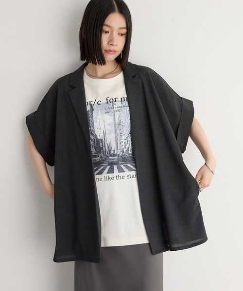 ブルー☆美品☆M'S GRACY☆サスティナブルチェックジャケット ラムチョップ｜リバーシブルパデッドジャケット｜ユニセックス