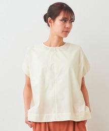 IEDIT | IEDIT ゆるっとシルエットが大人の余裕をつくる半袖ブラウス(シャツ/ブラウス)