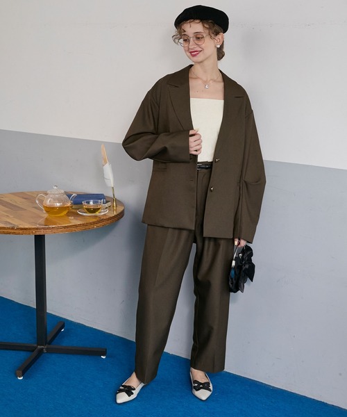 BONLECILL noir（ボンルシールノワール）の「【BONLECILL noir】カップ付き総レースベアキャミソール／ブラトップ（キャミソール・レディース・オフホワイト/ブラック/アイボリー・FREE）」の22枚目の写真