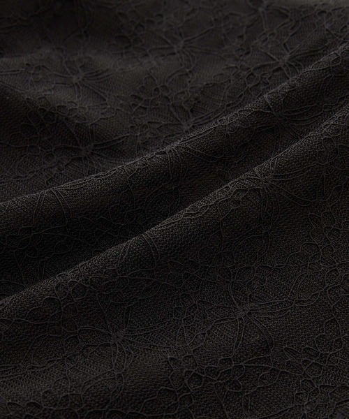 BONLECILL noir（ボンルシールノワール）の「【BONLECILL noir】カップ付き総レースベアキャミソール／ブラトップ（キャミソール・レディース・オフホワイト/ブラック/アイボリー・FREE）」の10枚目の写真