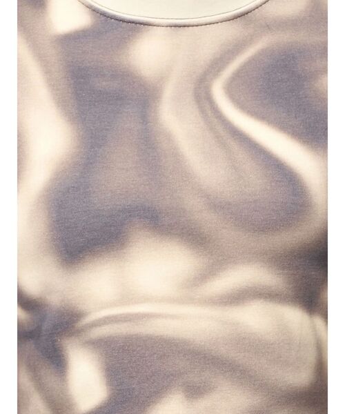 EMODA（エモダ）の「ボクシーパターンTシャツ（Tシャツ/カットソー・レディース・ブルー/ベージュ・FREE）」の13枚目の写真