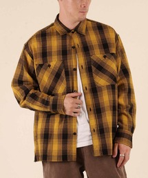 チェック」に該当するシャツ/ブラウス（イエロー/黄色系