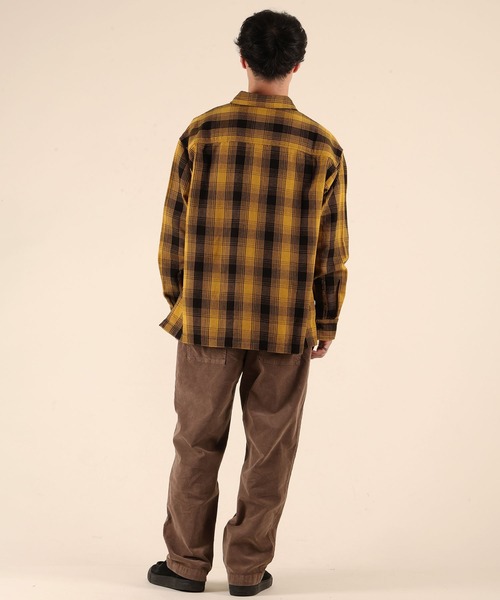 ムラサキスポーツ(ムラサキスポーツ)の「【ムラサキスポーツ限定】DEAR LAUREL/ディアローレル HEAVY FLANNEL SHIRT ネルシャツ チェック柄 D25F-2601(シャツ/ブラウス・メンズ・マスタード/ネイビー/ターコイズブルー/オフホワイト・XL/L/M)」の21枚目の写真