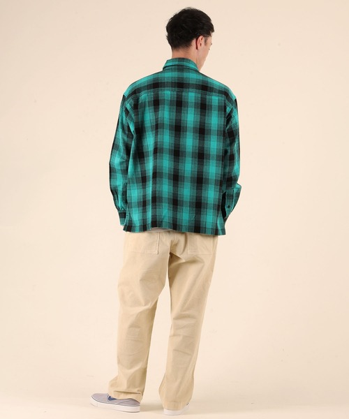 ムラサキスポーツ(ムラサキスポーツ)の「【ムラサキスポーツ限定】DEAR LAUREL/ディアローレル HEAVY FLANNEL SHIRT ネルシャツ チェック柄 D25F-2601(シャツ/ブラウス・メンズ・マスタード/ネイビー/ターコイズブルー/オフホワイト・XL/L/M)」の16枚目の写真