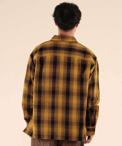 ムラサキスポーツ(ムラサキスポーツ)の「【ムラサキスポーツ限定】DEAR LAUREL/ディアローレル HEAVY FLANNEL SHIRT ネルシャツ チェック柄 D25F-2601(シャツ/ブラウス・メンズ・マスタード/ネイビー/ターコイズブルー/オフホワイト・XL/L/M)」の18枚目の写真