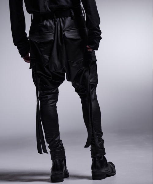 kiryuyrik（キリュウキリュウ）の「Kiryuyrik/キリュウキリュウ/Chintz High Tension Jersey Sarrouel Pants（その他パンツ・メンズ・ブラック・MEDIUM/SMALL/LARGE）」の3枚目の写真