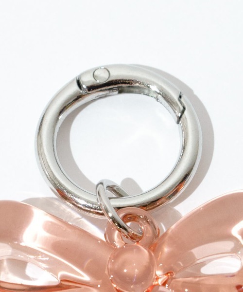 flower（フラワー）の「ジェリーリボンチャーム（キーホルダー・レディース・ブラウン/ピンク・FREE）」の6枚目の写真